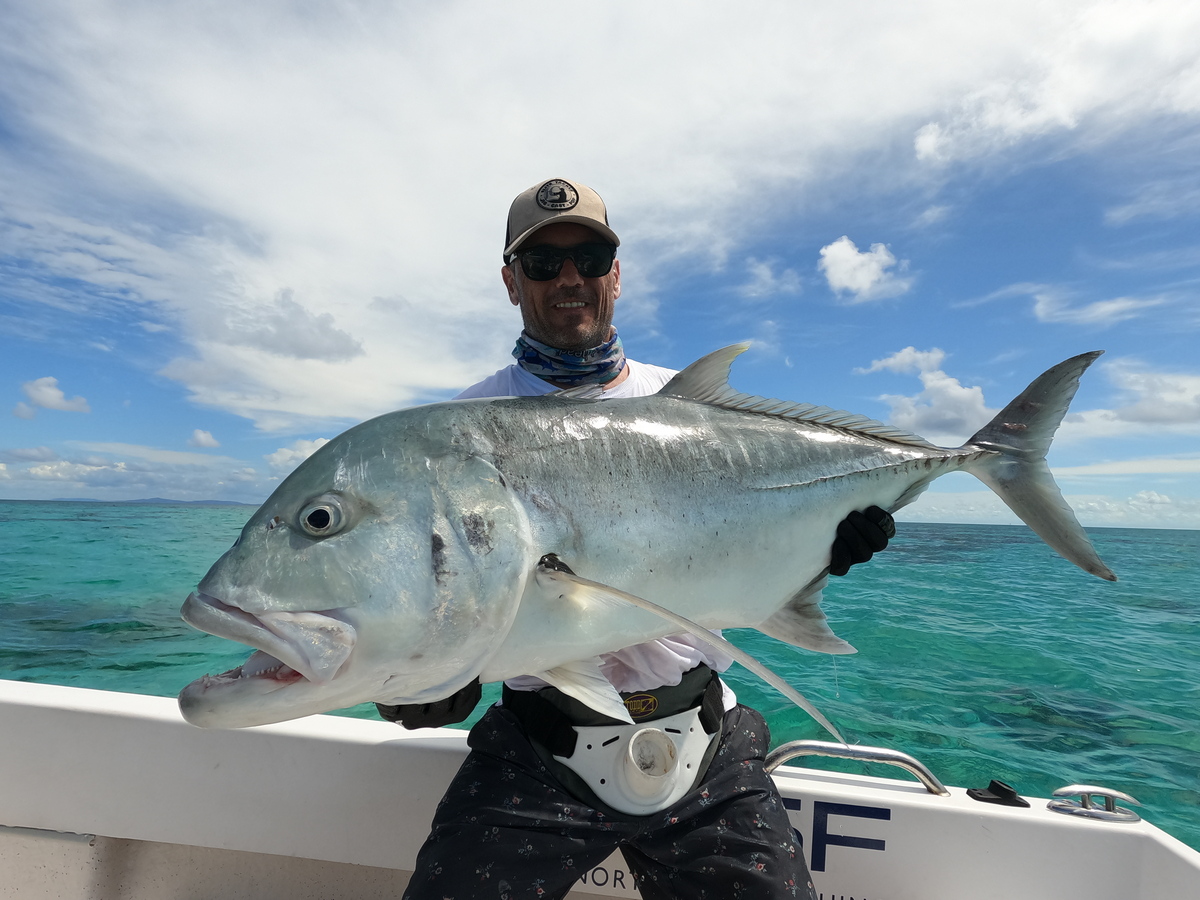 Giant Trevally caught on our Northern Exposure charter